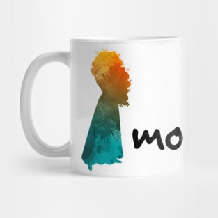 1 Month Age Card Princess Inspired Silhouette Mug